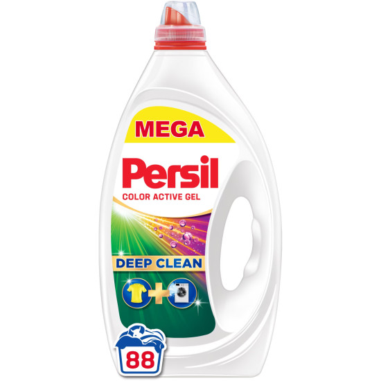 ПЕРСИЛ COLOR ACTIVE GEL MEGA течен перилен препарат за цветни дрехи /88 пранета/ 3.96 л