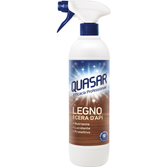 QUASAR LEGNO почистващ препарат спрей за дървени повърхности 580 мл