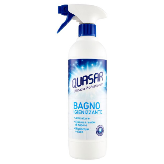 QUASAR BAGNO препарат за почистване на баня и WC спрей 580 мл