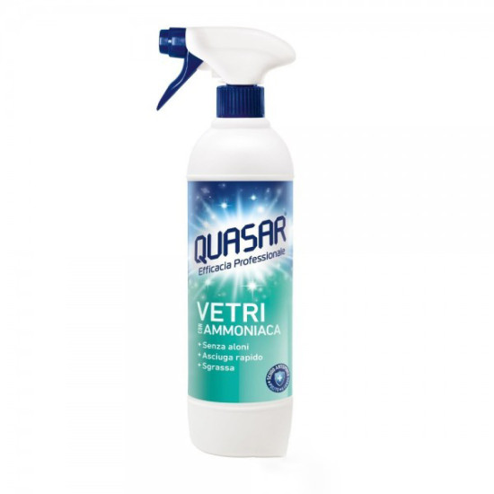 QUASAR VETRI универсален спрей за почистване с амоняк 580 мл