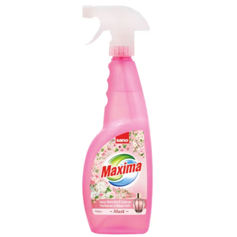 САНО MAXIMA FOR FRYER MUSK омекотител за сушилня 750 мл СПРЕЙ - Перилни препарати