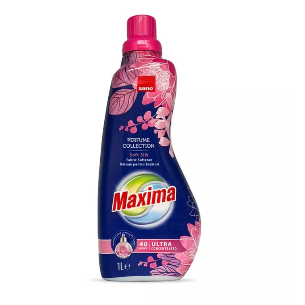 САНО MAXIMA SOFT SILK омекотител /40 пранета/ 1 л - Перилни препарати САНО MAXIMA SOFT SILK омекотител /40 пранета/ 1 л - Перилни препарати