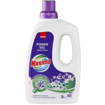 САНО MAXIMA POWER GEL SPRING FLOWERS гел за пране /60 пранета/ 3л