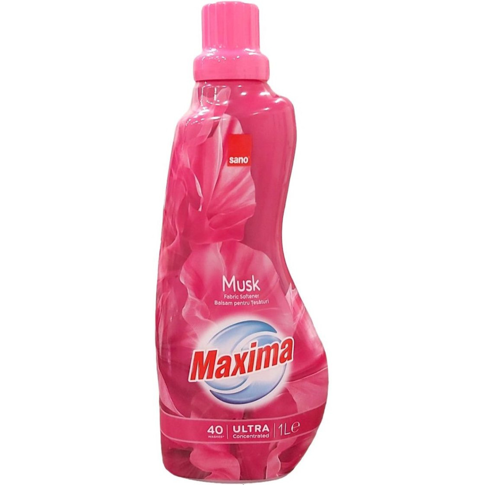 САНО MAXIMA MUSK омекотител /40 пранета/ 1 л - Перилни препарати