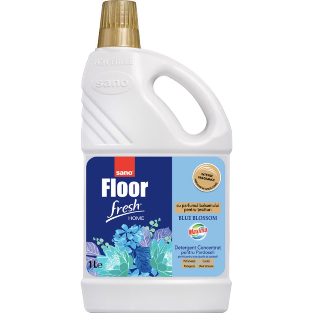 САНО FLOOR FRESH HOME СИНИ ЦВЕТЯ препарат за почистване на ПОД 1 л - Почистващи препарати