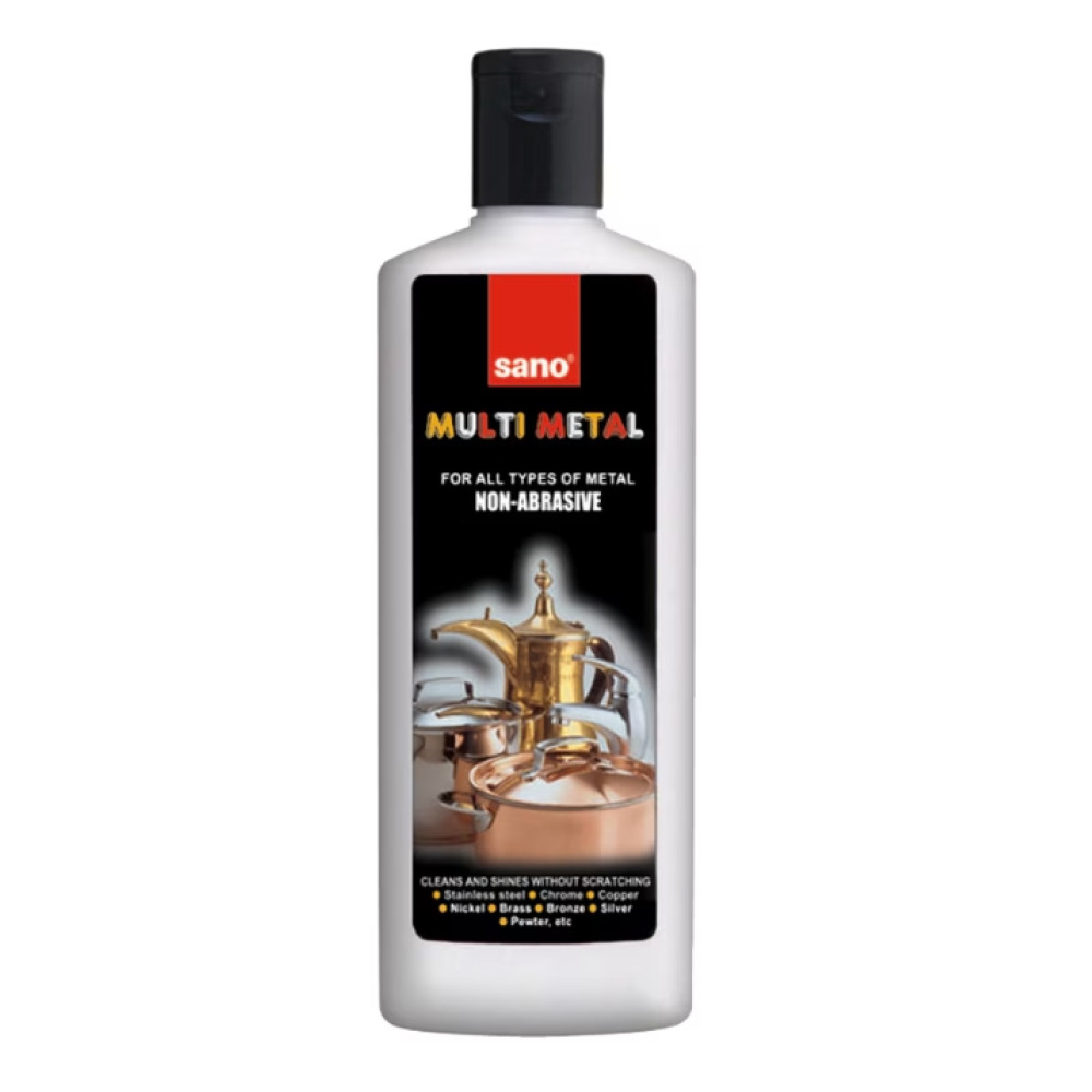 САНО MULTIMETAL течен препарат за почистване на кухня и метални изделия 300 мл - За кухня