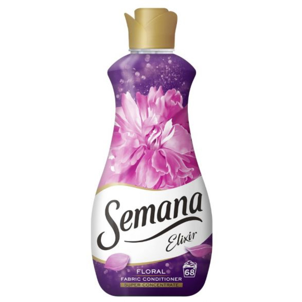 СЕМАНА ELIXIR FLORAL суперконцентриран омекотител 1.7 л /68 пранета/ - Перилни препарати СЕМАНА ELIXIR FLORAL суперконцентриран омекотител 1.7 л /68 пранета/ - Перилни препарати