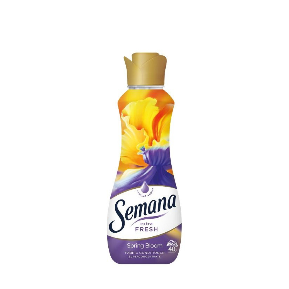СЕМАНА EXTRA FRESH SPRING BLOOM суперконцентриран омекотител 800 мл /40 пранета/ - Перилни препарати