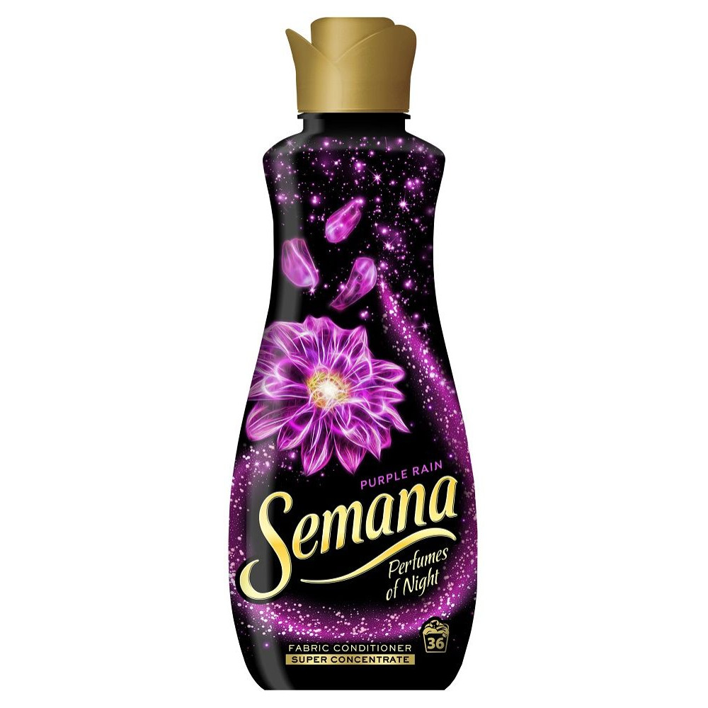 СЕМАНА PERFUMES OF NIGHT PURPLE RAIN суперконцентриран омекотител 800 мл /36 пранета/ - Перилни препарати СЕМАНА PERFUMES OF NIGHT PURPLE RAIN суперконцентриран омекотител 800 мл /36 пранета/ - Перилни препарати