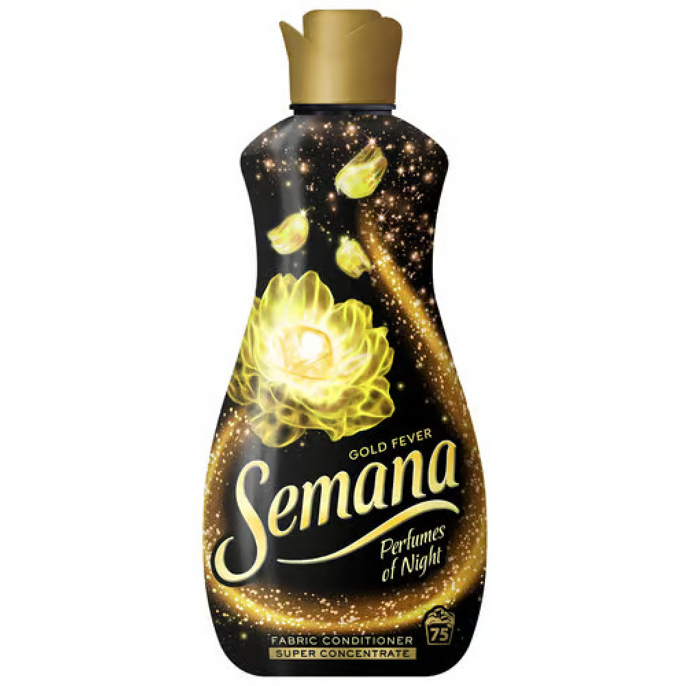 СЕМАНА PERFUMES OF NIGHT GOLD FEVER суперконцентриран омекотител 1.65 л /75 пранета/ - Перилни препарати