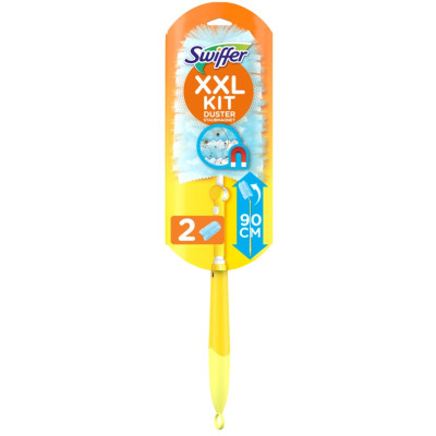 SWIFFER XXL DUSTER KIT КИТ ЗА ПОЧИСТВАНЕ НА ПРАХ с дълга дръжка 90 см х 2 бр