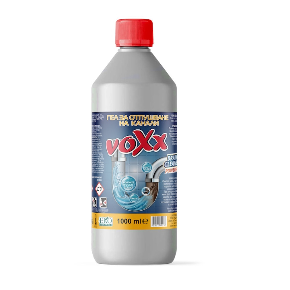 VOXX Tечен гел за отпушване на канали 1000 мл - Почистващи препарати