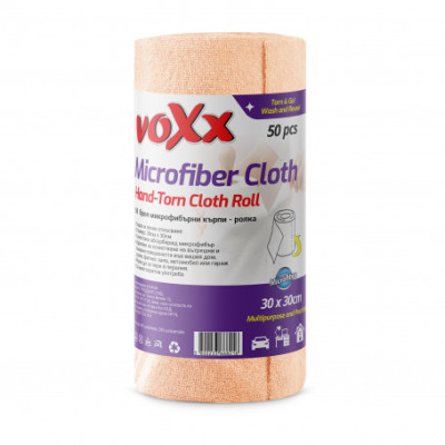 VOXX микрофибърна кърпа за почистване 30x30 см РОЛКА х 50 бр