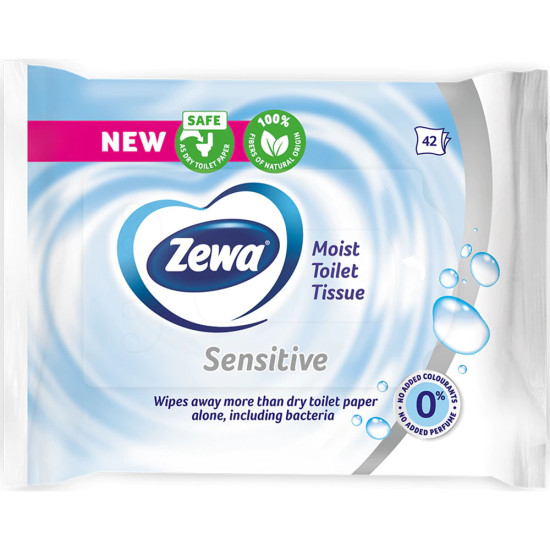 ЗЕВА ВЛАЖНА ТОАЛЕТНА ХАРТИЯ SENSITIVE х 42 бр