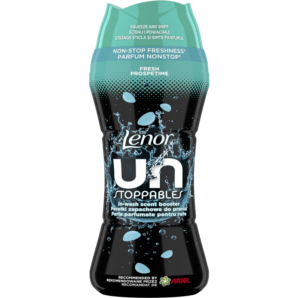 ЛЕНОР UNSTOPPABLES FRESH омекотител парфюмни перли 270 г - Перилни препарати ЛЕНОР UNSTOPPABLES FRESH омекотител парфюмни перли 270 г - Перилни препарати