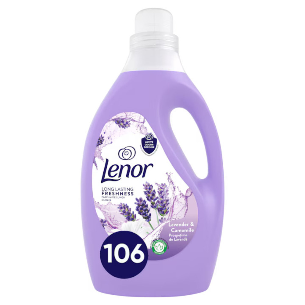 ЛЕНОР LAVENDER & CAMOMILE омекотител 2650 мл /106 пранета/ - Перилни препарати