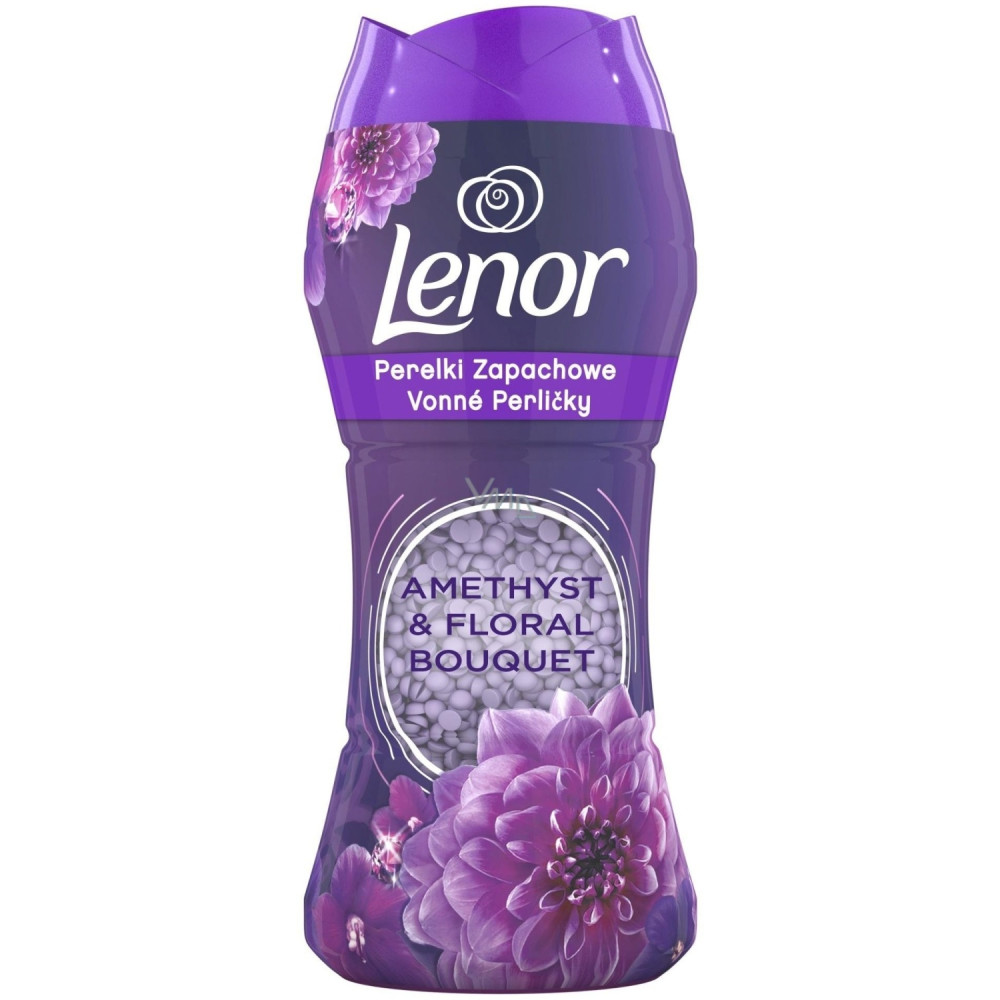 ЛЕНОР FRAGRANCE FLORAL BOUQUET омекотител парфюмни перли 270 г - Перилни препарати