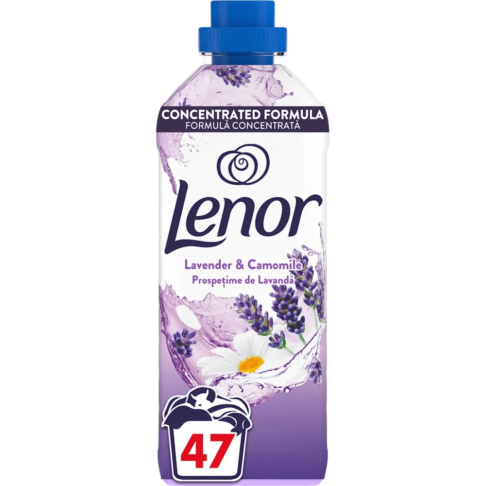 ЛЕНОР LAVENDER & CAMOMILE омекотител 987 мл /47 пранета/ - Перилни препарати ЛЕНОР LAVENDER & CAMOMILE омекотител 987 мл /47 пранета/ - Перилни препарати