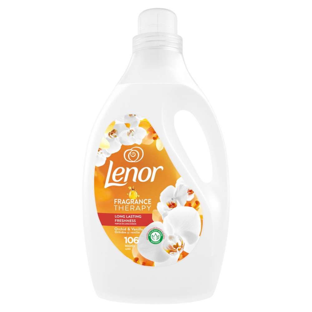 ЛЕНОР FRAGRANCE THERAPY ORCHID & VANILLA омекотител 2650 мл /106 пранета/ - Перилни препарати ЛЕНОР FRAGRANCE THERAPY ORCHID & VANILLA омекотител 2650 мл /106 пранета/ - Перилни препарати