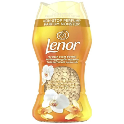 ЛЕНОР FRAGRANCE GOLD ORCHID & VANILLA омекотител парфюмни перли 195 г