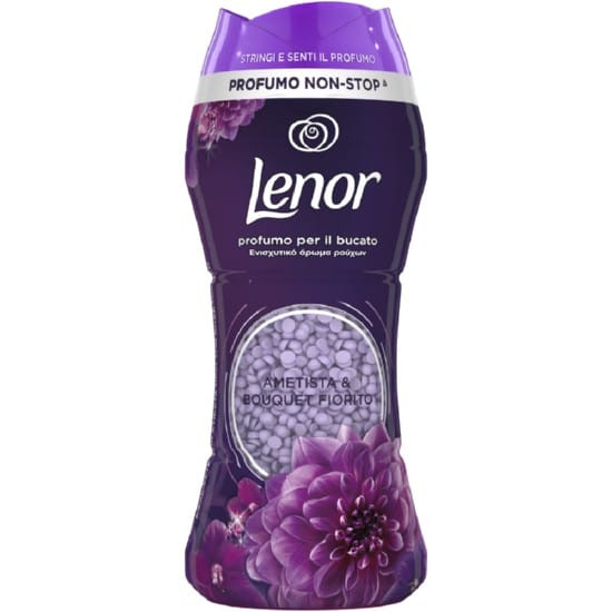 ЛЕНОР FRAGRANCE AMETISTA & BOUQUET FIORITO омекотител парфюмни перли 210 г