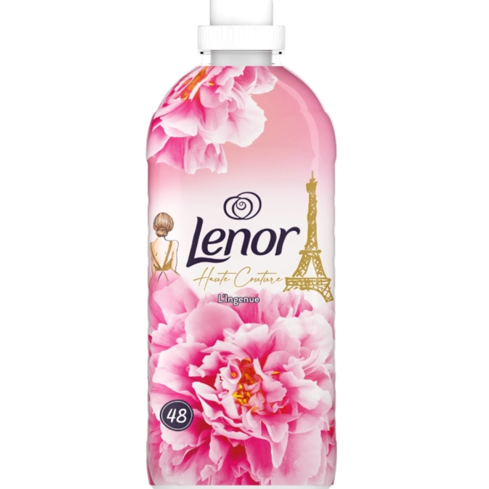 ЛЕНОР HAUTE COUTURE L`INGENUE омекотител 1200 мл /48 пранета/ - Перилни препарати