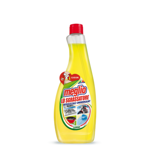 МЕГЛИО UNIVERSAL DEGREASER LEMON универсален обезмаслител ЛИМОН 750 мл ПЪЛНИТЕЛ
