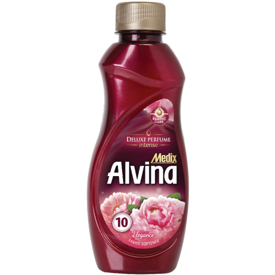 АЛВИНА DELUXE PERFUME ELEGANCE омекотител за тъкани с дълготрайно ухание 250 мл /10 пранета/