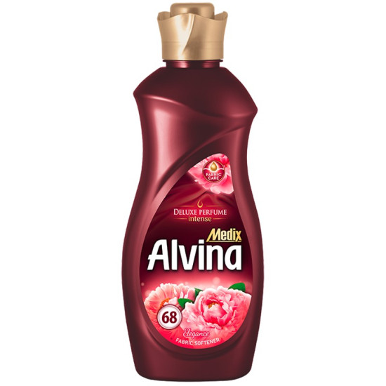 АЛВИНА DELUXE PERFUME ELEGANCE омекотител за тъкани с дълготрайно ухание 1,7 л /68 пранета/