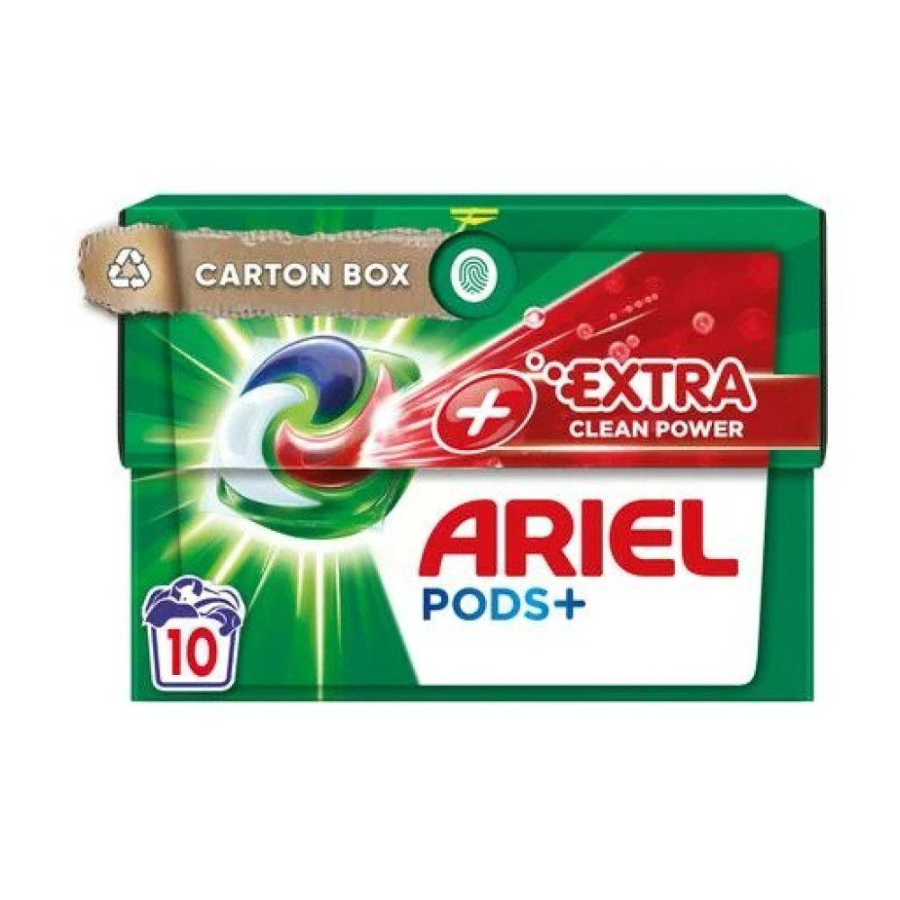 АРИЕЛ EXTRA CLEAN POWER гел капсули за пране х 10 бр - Перилни препарати