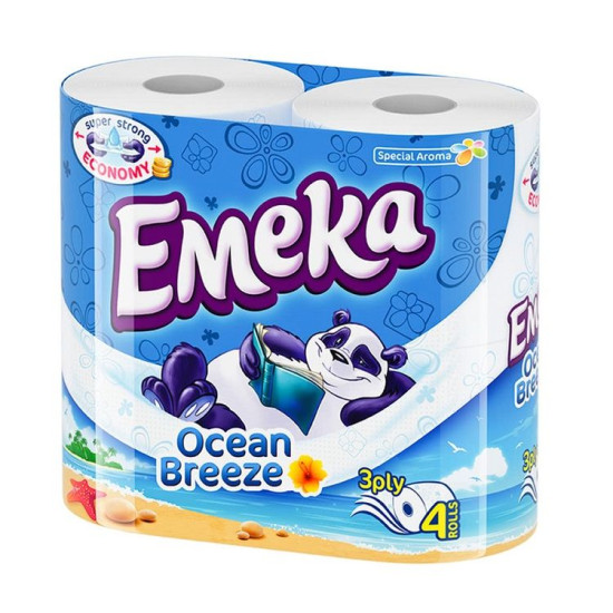 ТОАЛЕТНА ХАРТИЯ ЕМЕКА OCEAN BREEZE х 4 бр