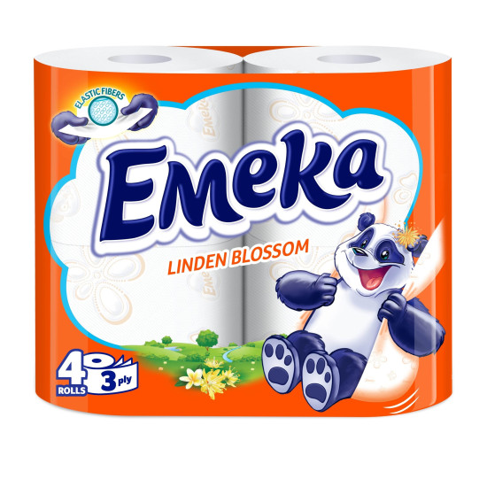 ТОАЛЕТНА ХАРТИЯ ЕМЕКА LINDEN BLOSSOM х 4 бр