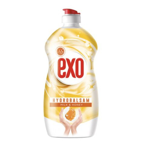 ЕХО HYDROBALSAM MILK & HONEY препарат за измиване на съдове с аромат на мляко и мед 400 мл