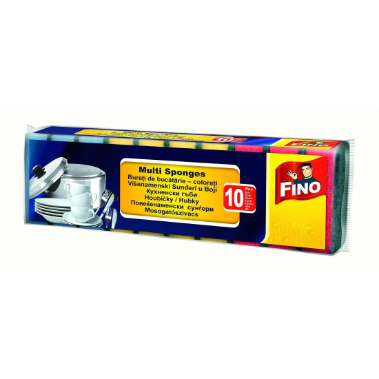 ФИНО кухненски домакински гъби /цветни/ х 10 бр