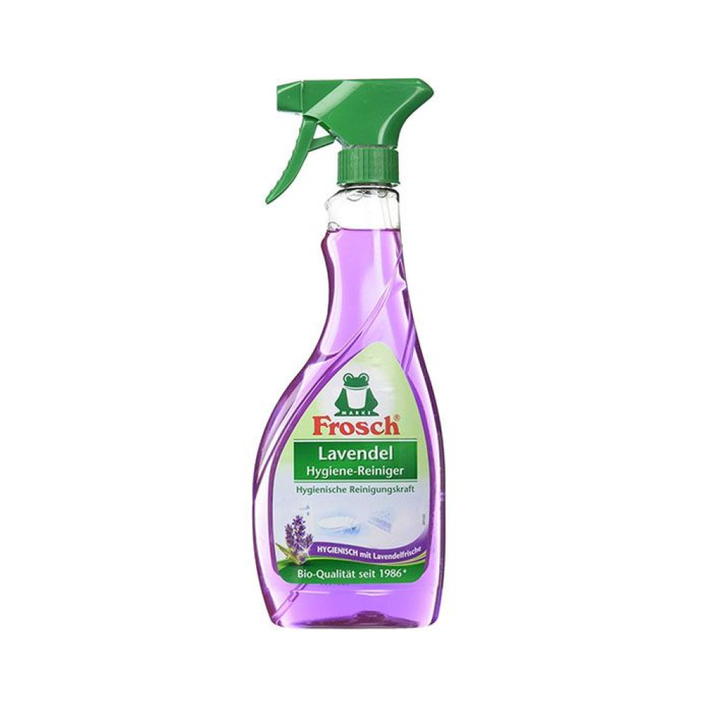 ФРОШ Hygiene Cleaner Lavender Почистващ препарат за бани и тоалетни Лавандула, спрей 500 мл - За баня и WC