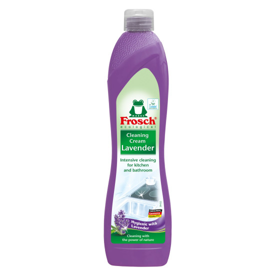 FROSCH CLEANING CREAM LAVENDER почистващ абразивен крем за кухня и баня Лавандула 500 мл