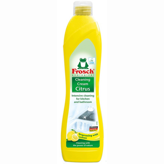 FROSCH CLEANING CREAM CITRUS почистващ абразивен крем Лимон 500 мл