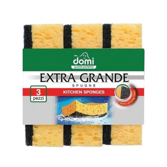 ДОМИ EXTRA GRANDE кухненски домакински гъби x 3 бр