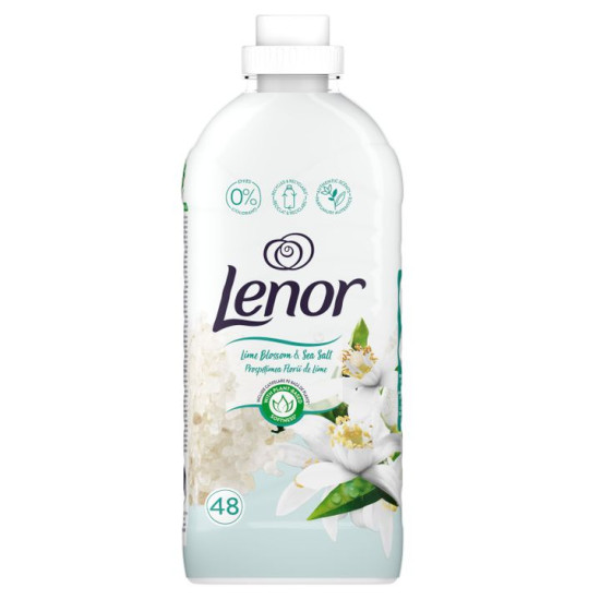 ЛЕНОР LIME BLOSSOM & SEA SALT омекотител 1200 мл /48 пранета/