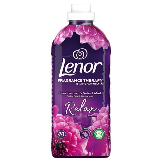 ЛЕНОР FRAGRANCE THERAPY RELAX FLORAL BOUQUET & NOTE OF MUSK омекотител 1200 мл /48 пранета/