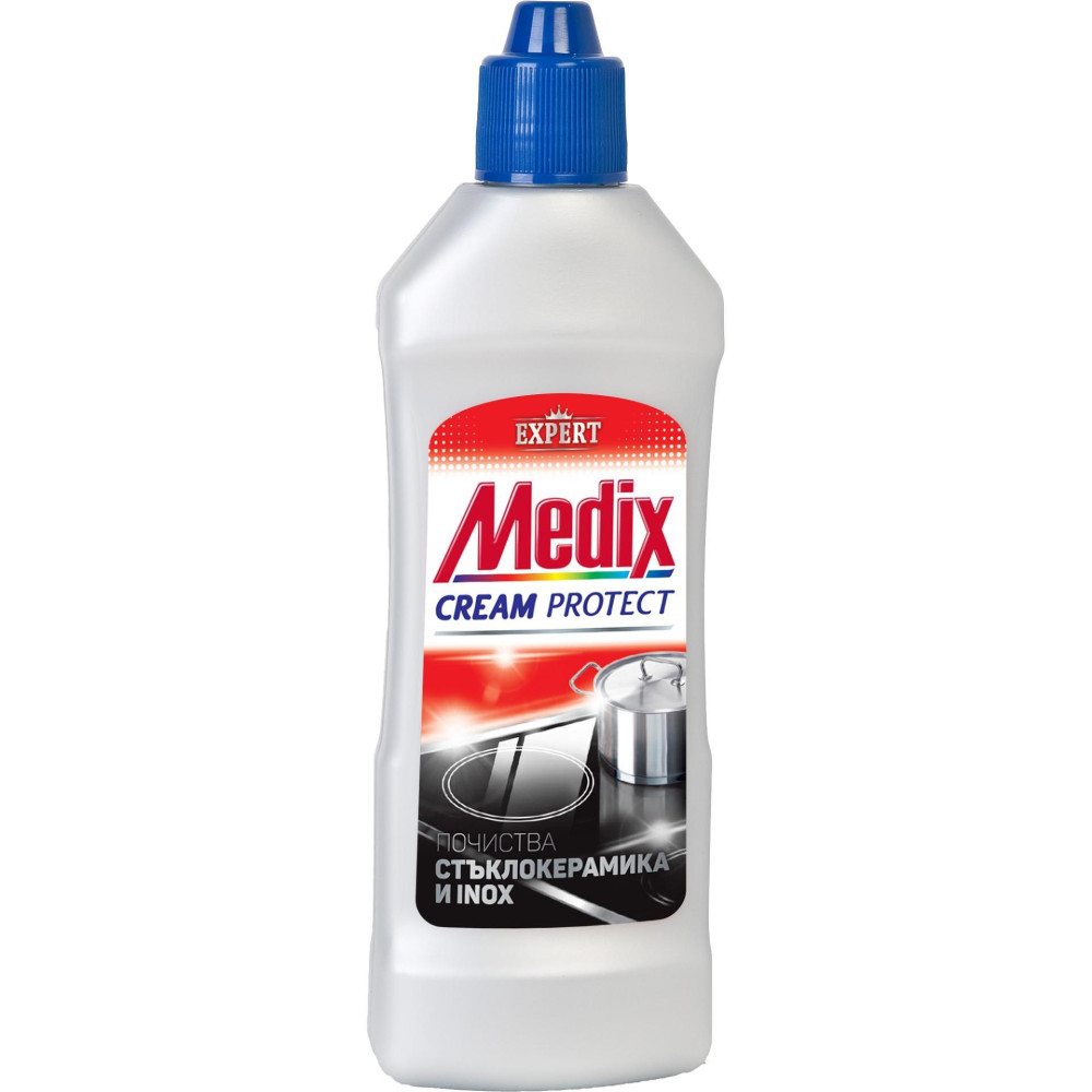МЕДИКС EXPERT CREAM PROTECT препарат за почистване на стъклокерамика и инокс 250 мл - Универсални препарати