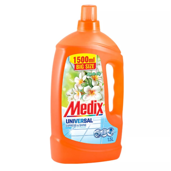 MEDIX UNIVERSAL MYSTIC LILY универсален почистващ препарат със свеж флорален аромат 1400 мл