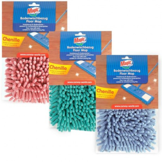 МЕДЖИК КЛИЙН микрофибърна основа за моп CHENILLE /резерва/
