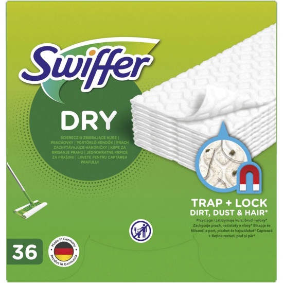 SWIFFER ПРАХОУЛАВЯЩИ КЪРПИ ЗА ПОД 21 х 26 см Х 36 бр