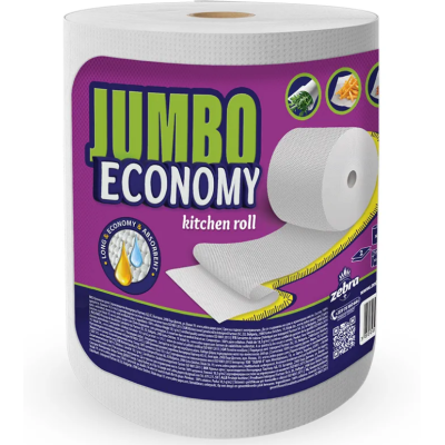 ЗЕБРА JUMBO ECONOMY КУХНЕНСКА РОЛКА 2 слоя х 1 бр