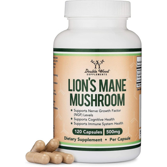 ЛЪВСКА ГРИВА LION'S MANE MUSHROOM капс 500 мг х 120 бр