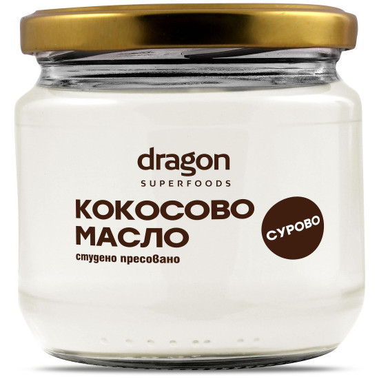 КОКОСОВО МАСЛО студено пресовано 300 мл DRAGON SUPERFOODS