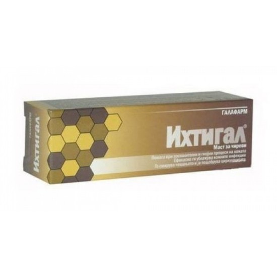 ИХТИГАЛ С ПРОПОЛИС унгв 10% 20 г ГАЛАФАРМ