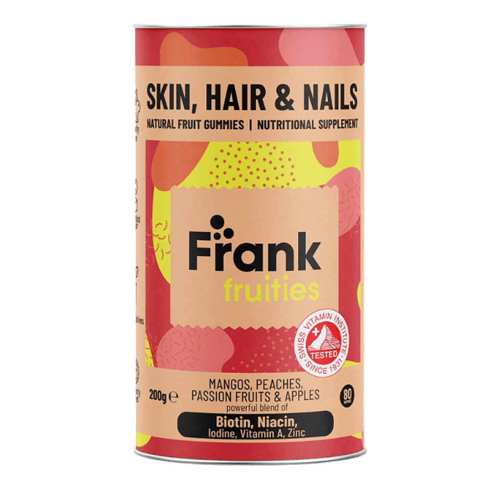 ФРАНК ФРУТИС за здрави кожа, коса, нокти желирани таблетки х 80 бр - Витамини, минерали и антиоксиданти