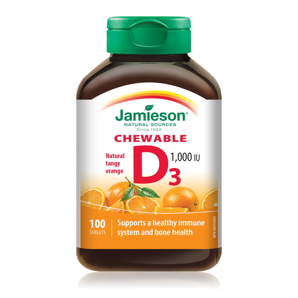 Jamieson Витамин D3 спрей с вкус на портокал 1000UI х58 мл - Витамини и минерали